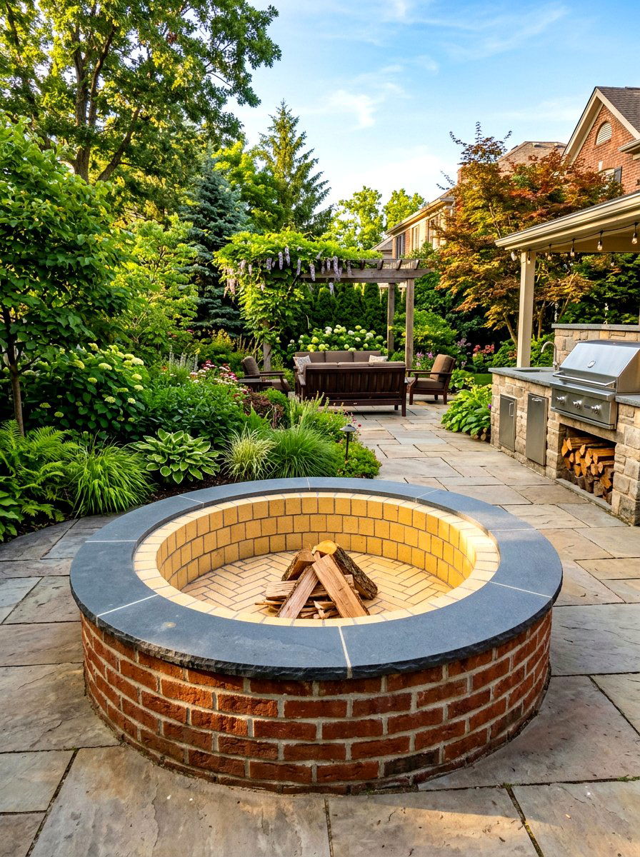 Brick Fire Pit Ideas: 30 Cozy Backyard Designs You Can Copy