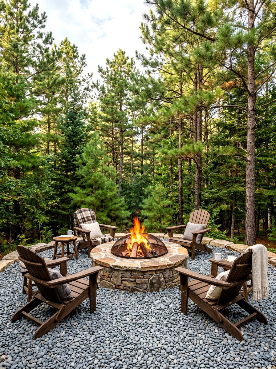 Fire Pit - 30 sunny backyard ideas