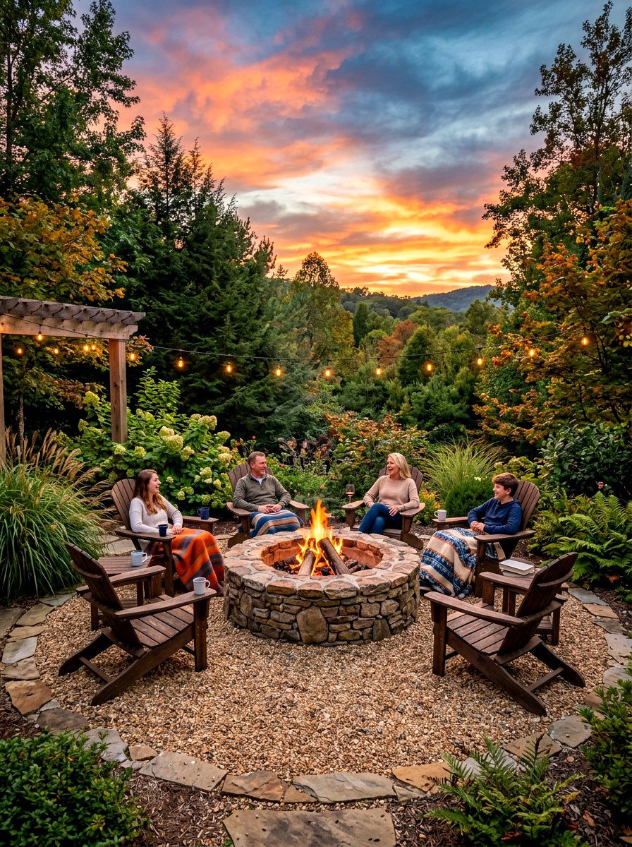 Fire Pit Gathering Space - 30 Mediterranean exterior courtyard ideas
