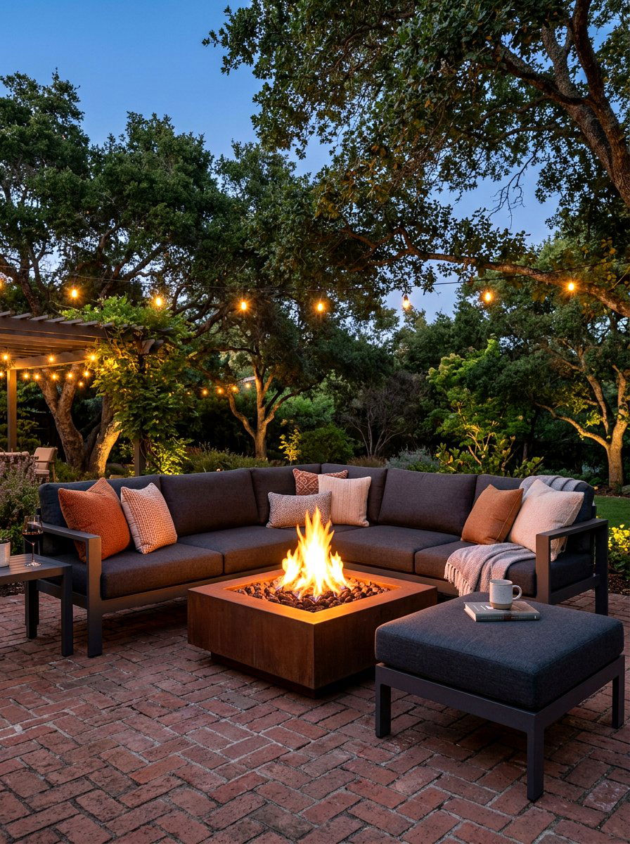 Fire Pit Modular Sectional - 30 modular outdoor seating ideas