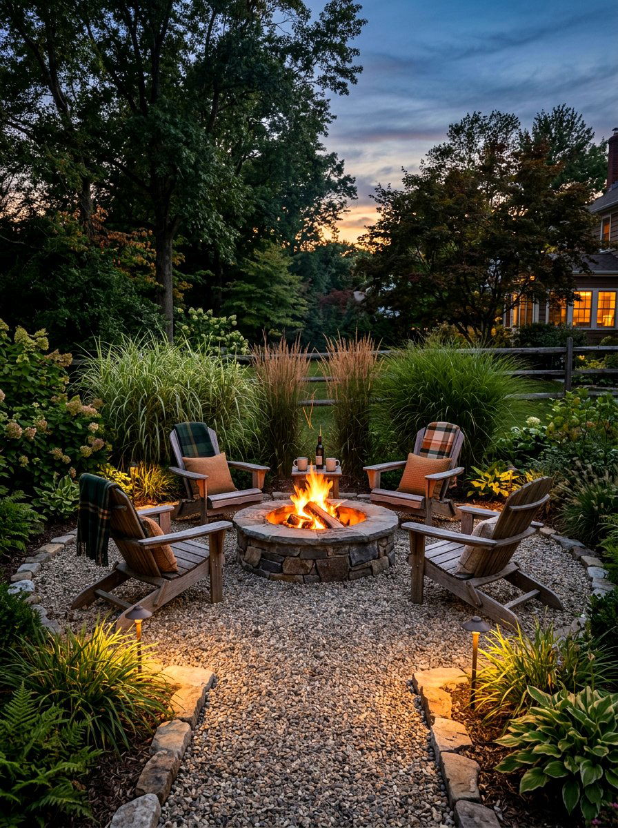 Fire Pit Seating - 30 garden lounge ideas