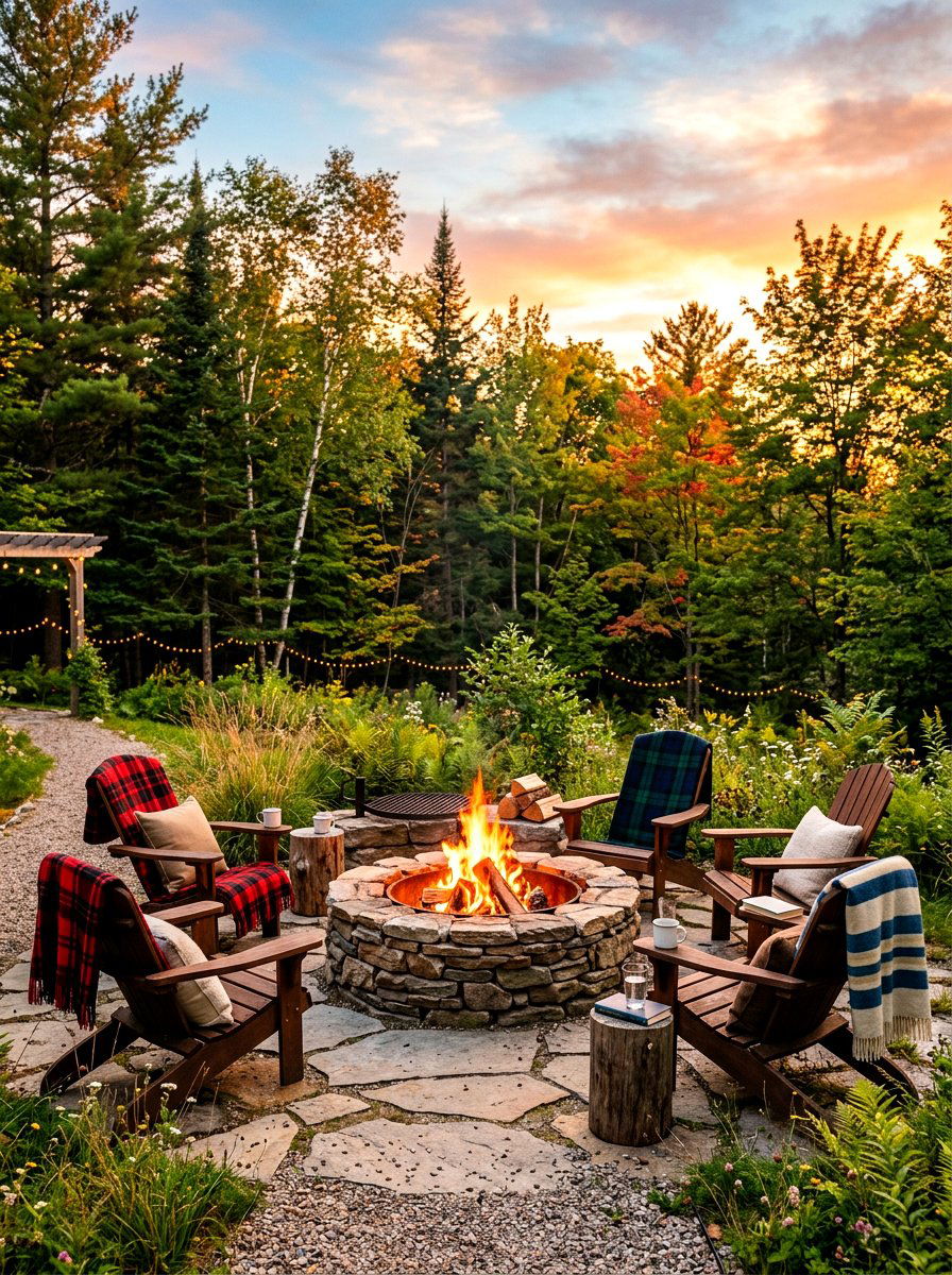 Fire Pit Seating - 30 backyard reading nook ideas
