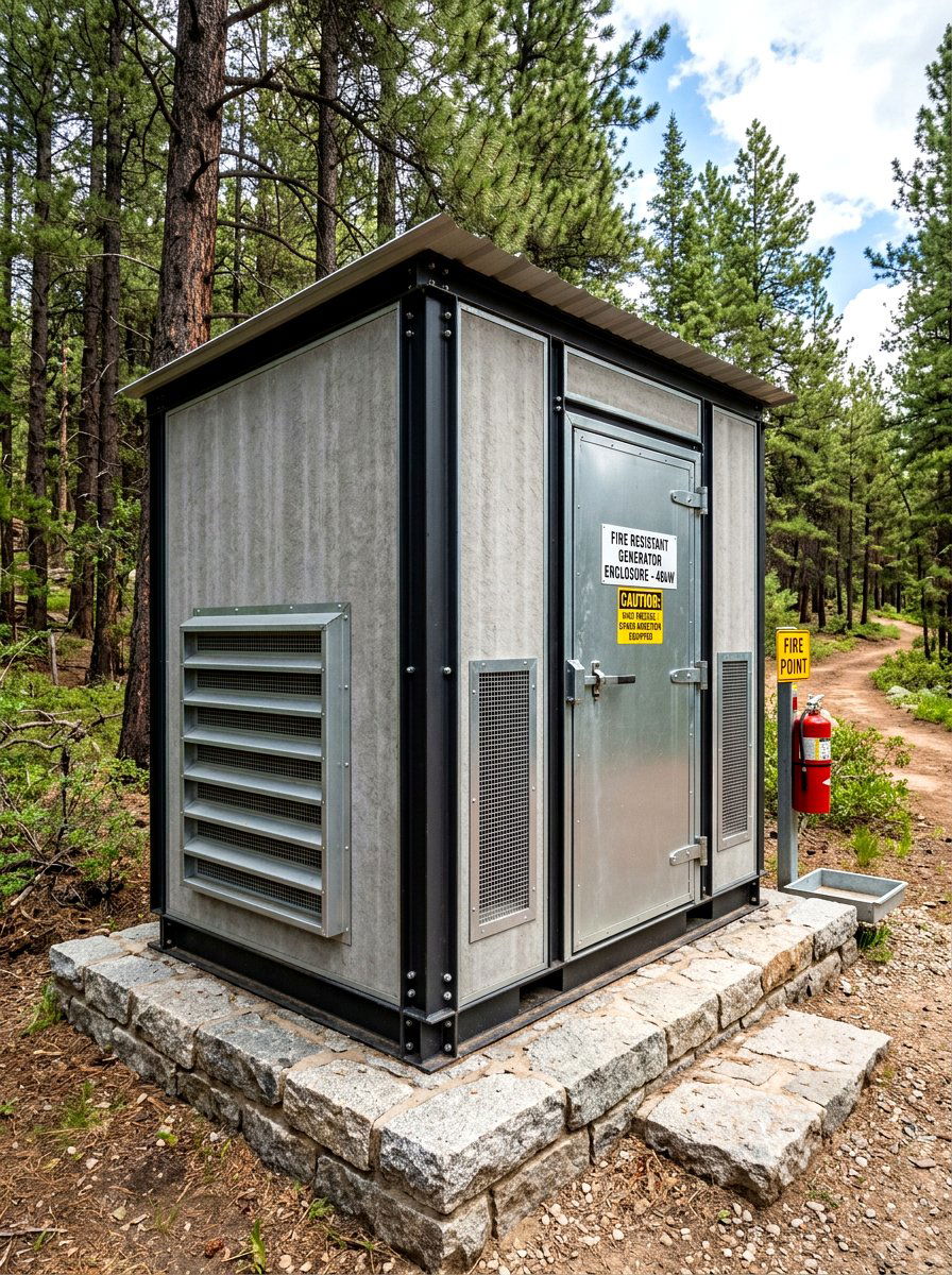 Fire Resistant Generator Box - 30 generator enclosure ideas