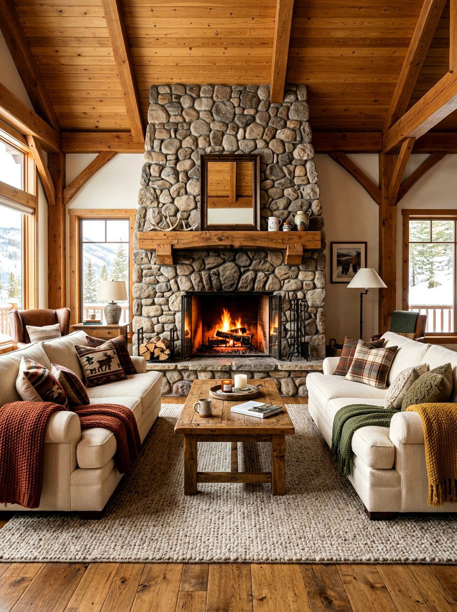 Fireplace Facing Twin Sofas - 30 twin sofa living room ideas