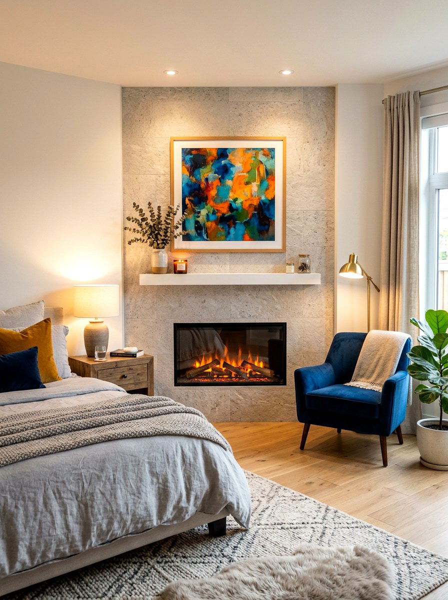 Fireplace In Bedroom Alcove - 30 bedroom alcove ideas