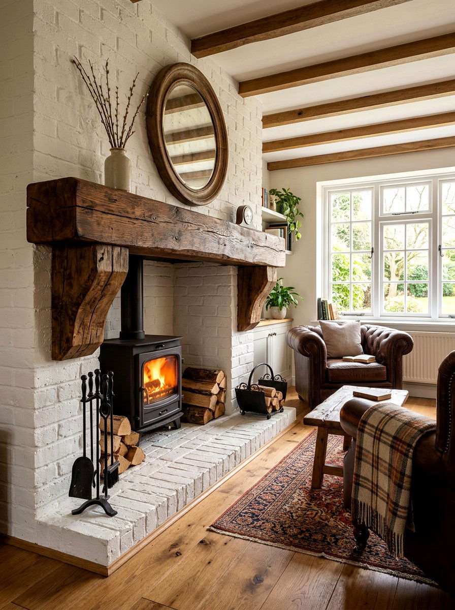 Fireplace Mantel Corbel - 30 decorative corbel ideas