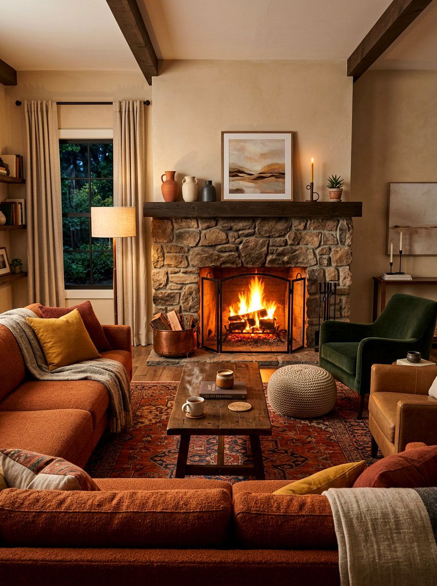 Fireplace focal point living room - 30 intentional living room ideas