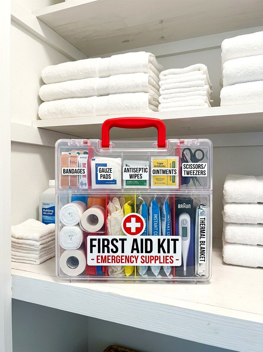 First aid labels - 30 label organization ideas