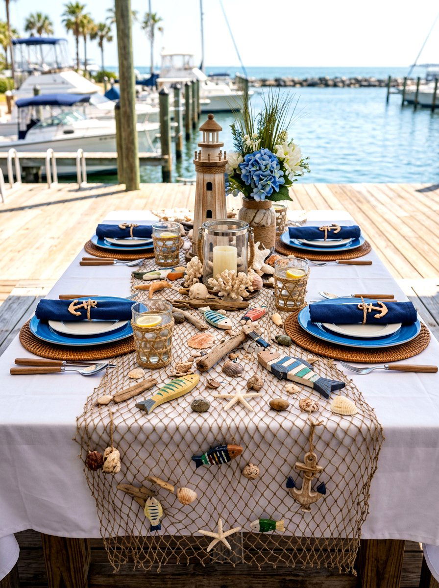 30 Coastal Table Decor Ideas for a Bright, Breezy Dinner Setup