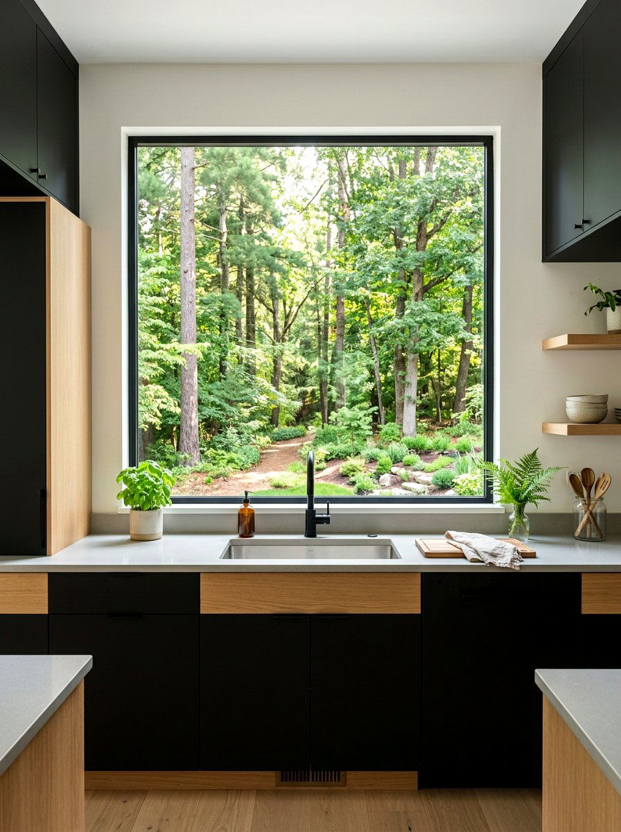 Fixed pane kitchen window - 30 sink window kitchen ideas