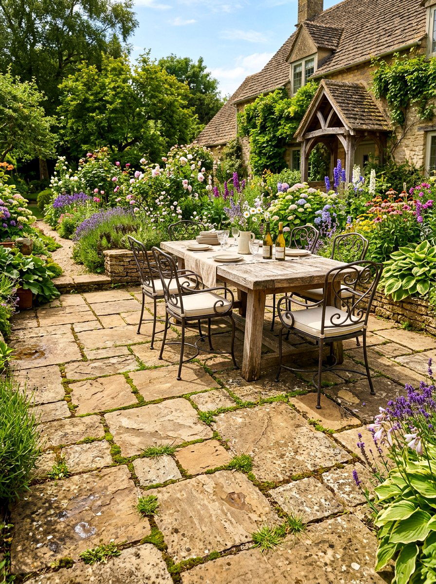 Flagstone - 30 patio flooring ideas