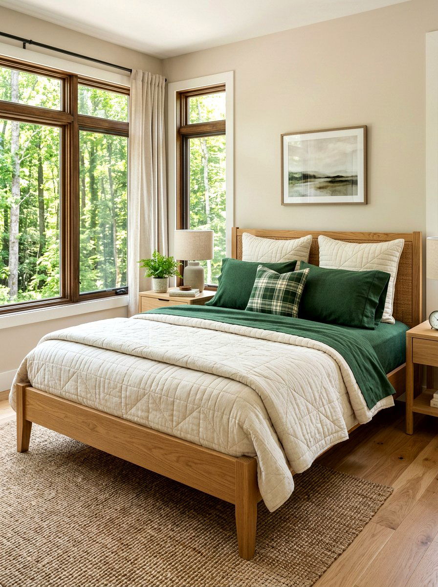 Flannel bedding swap - 30 fall reset home ideas