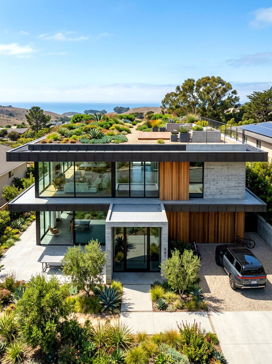 Flat Roof Modern Architecture - 30 front facade makeover ideas aesthetic