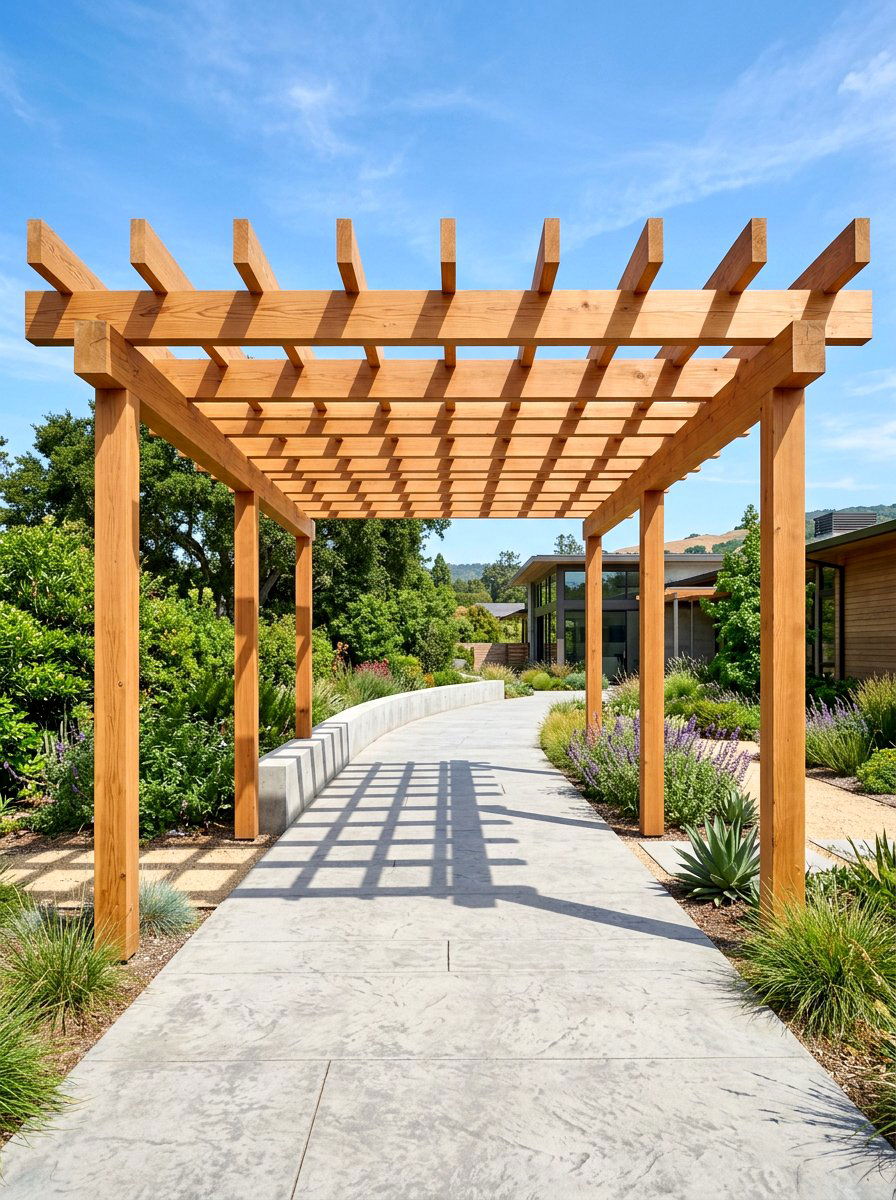 Flat Top Arbor - 30 front arbor ideas