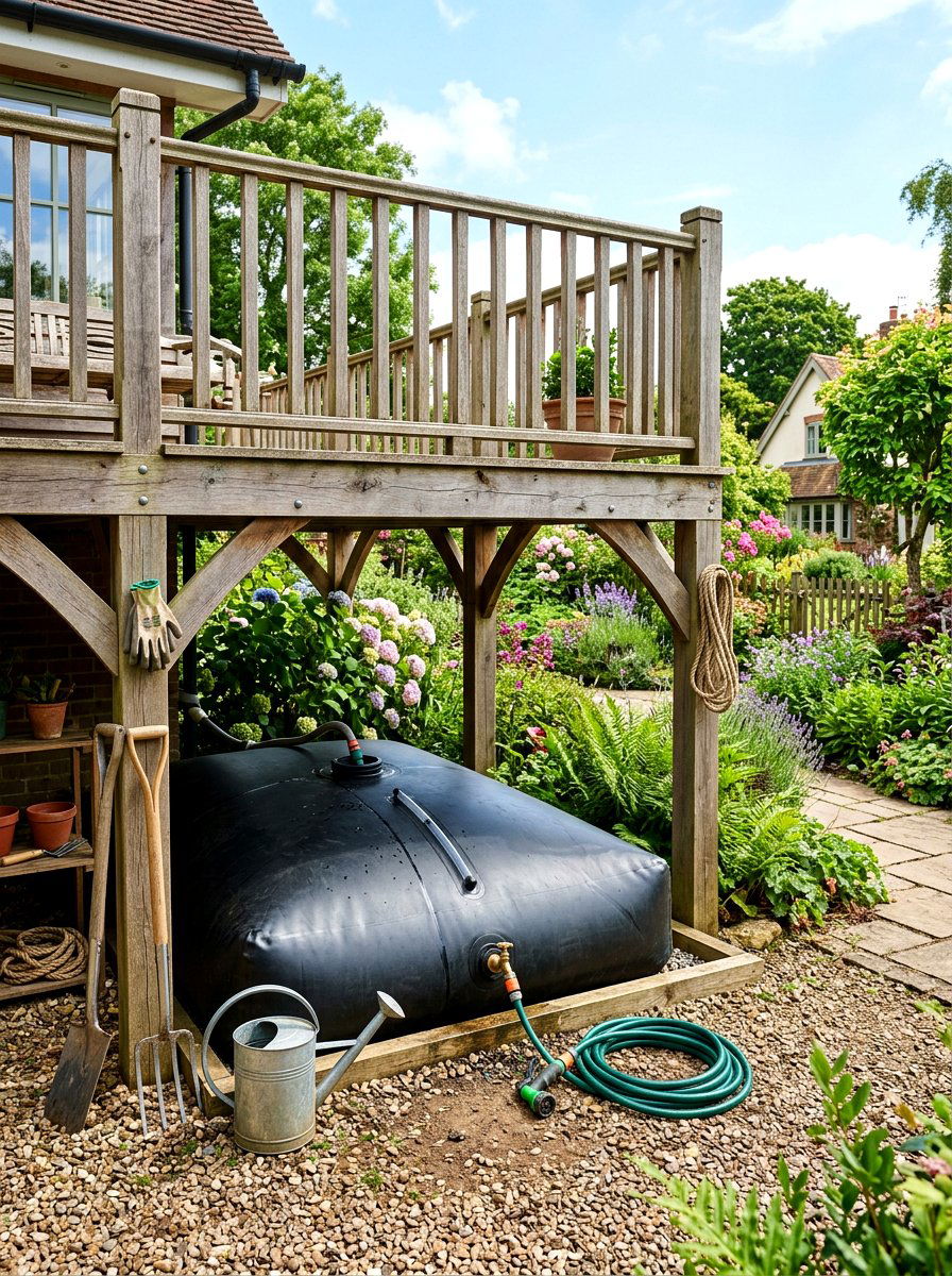 Flexible Rainwater Bladder - 30 rainwater collection ideas