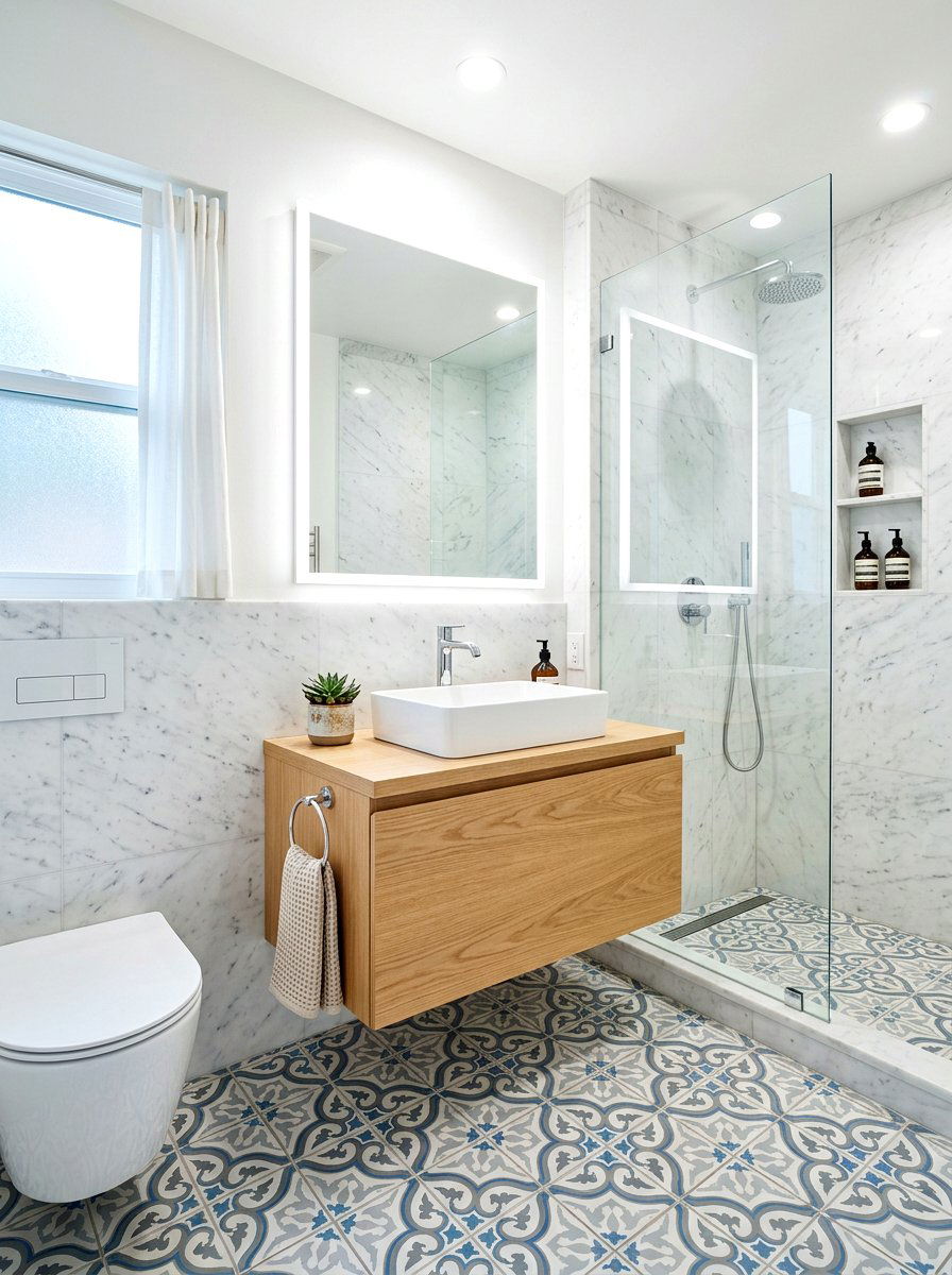 Floating Bathroom Sink Vanity Cabinet - 30 slim storage cabinet ideas