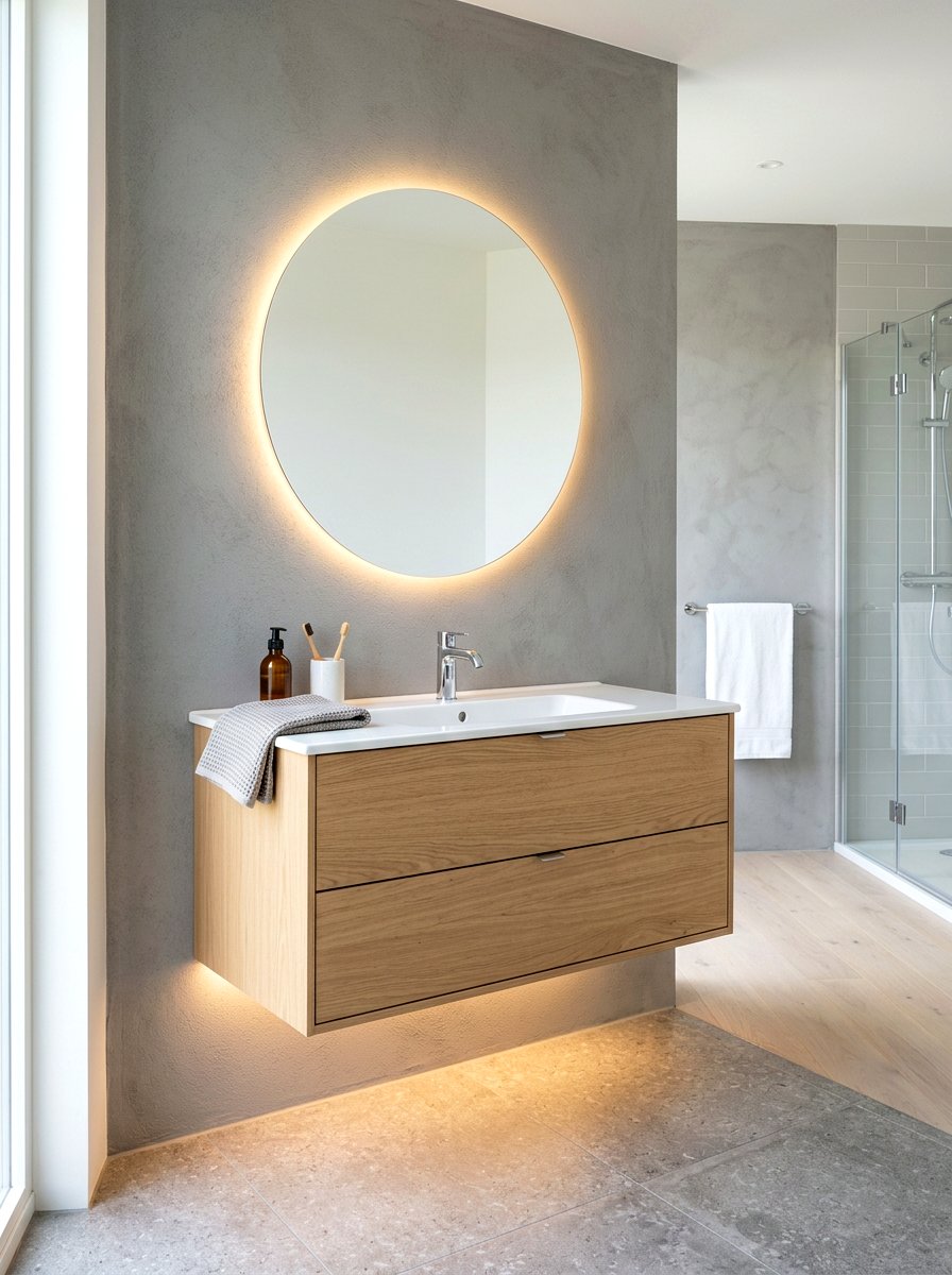 Floating Bathroom Vanity - 30 timeless bathroom ideas