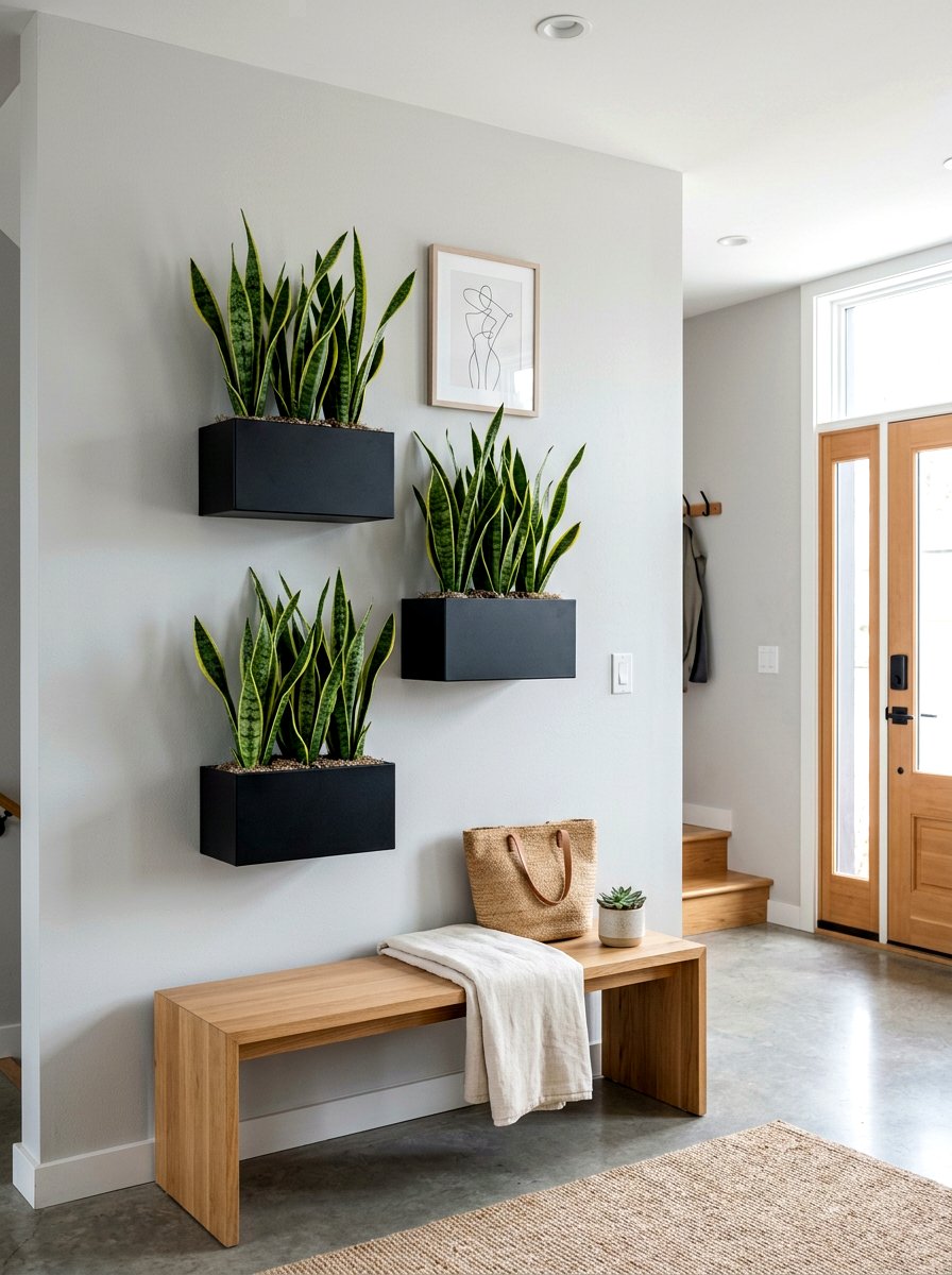 Floating Box Planter - 30 wall garden planter ideas