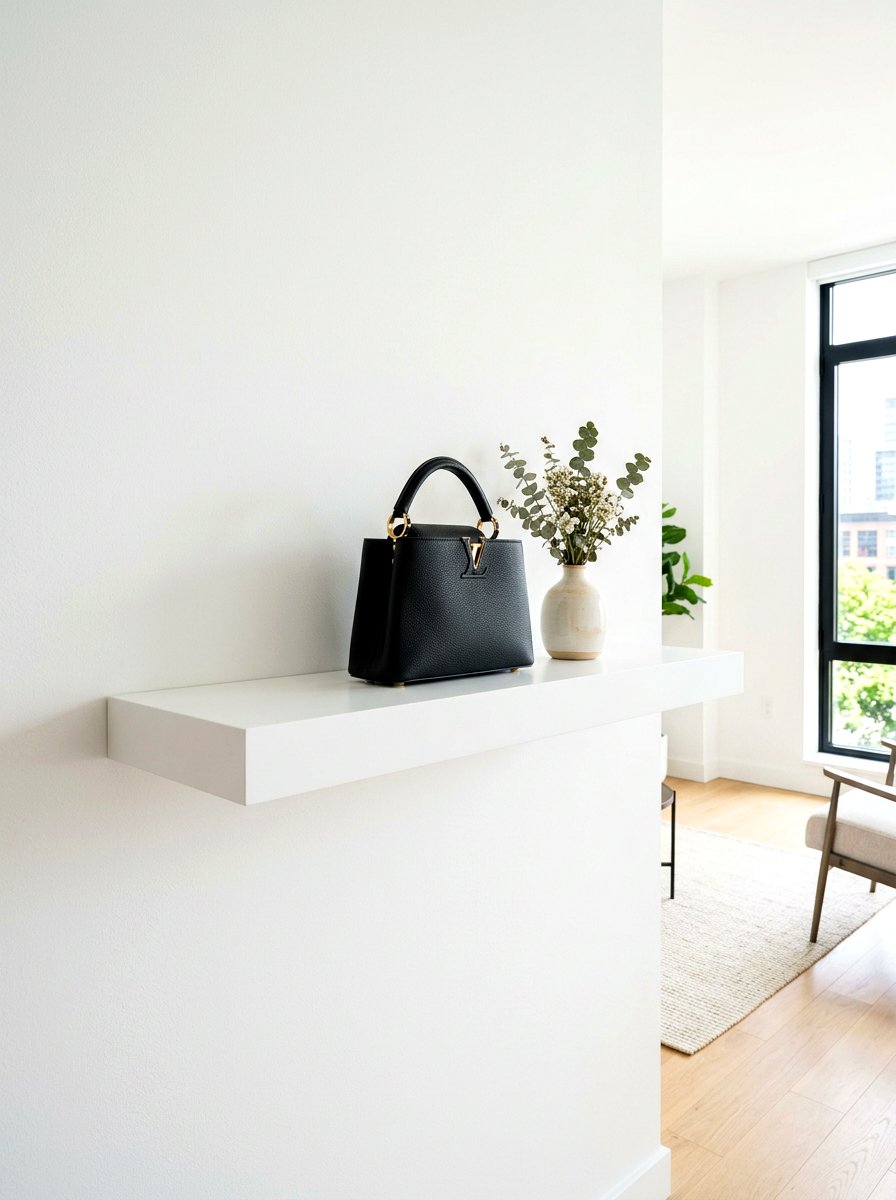 Floating Closet Shelf - 30 minimal closet organization ideas