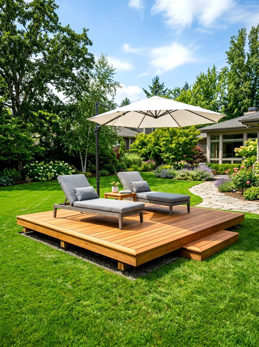 Floating Deck - 30 backyard reading nook ideas