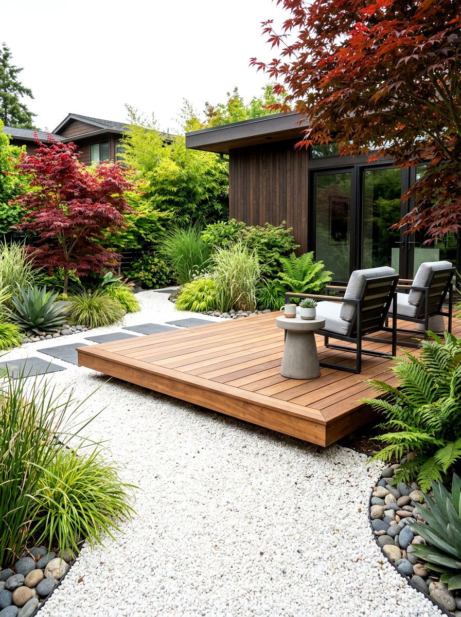 Floating Deck - 30 modern deck ideas