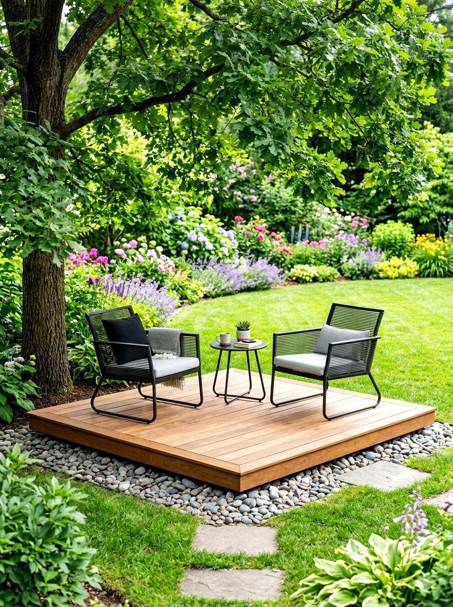 Floating Deck - 30 backyard deck ideas