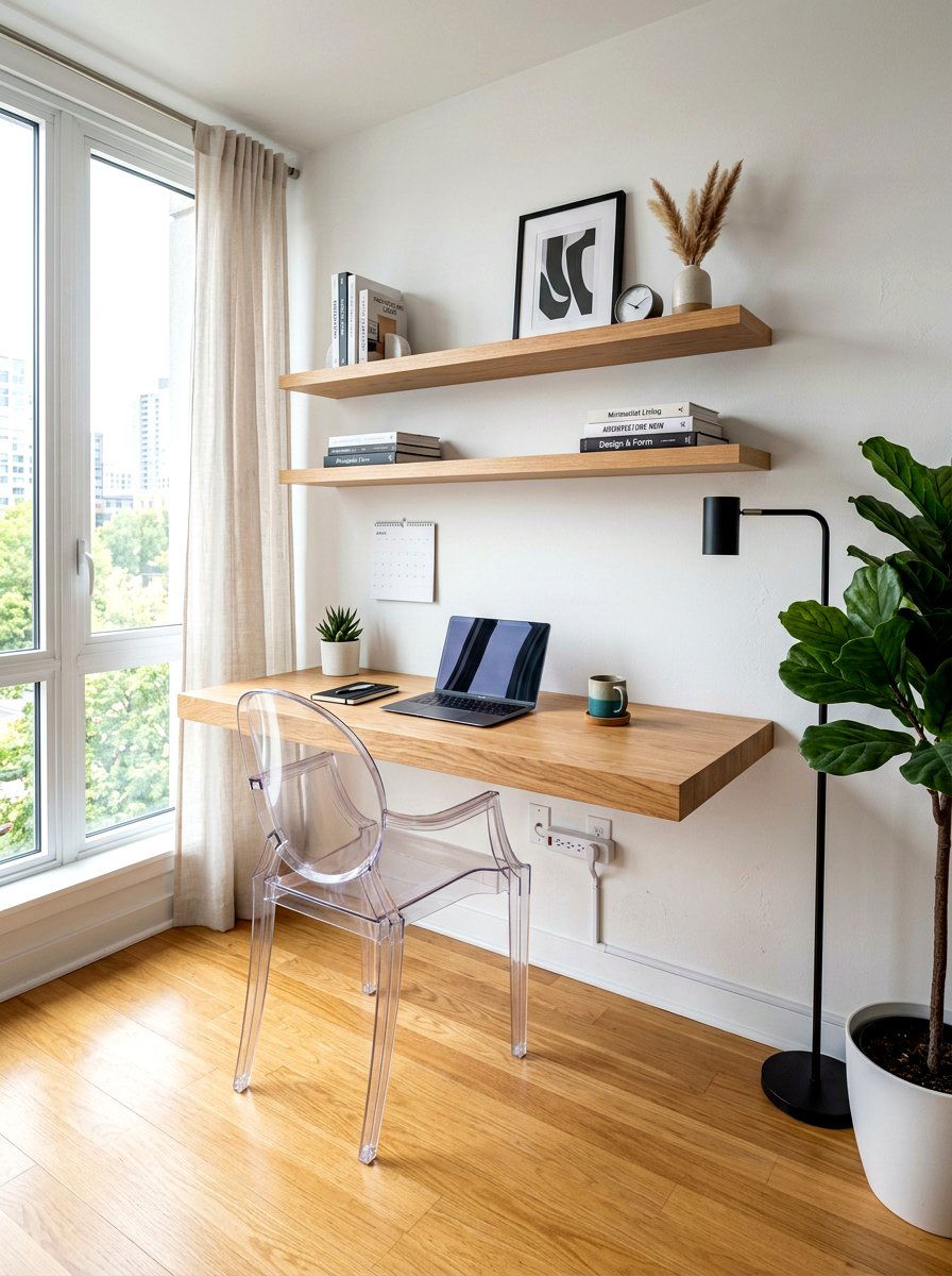 Floating Desk For Students - 30 kids study corner ideas