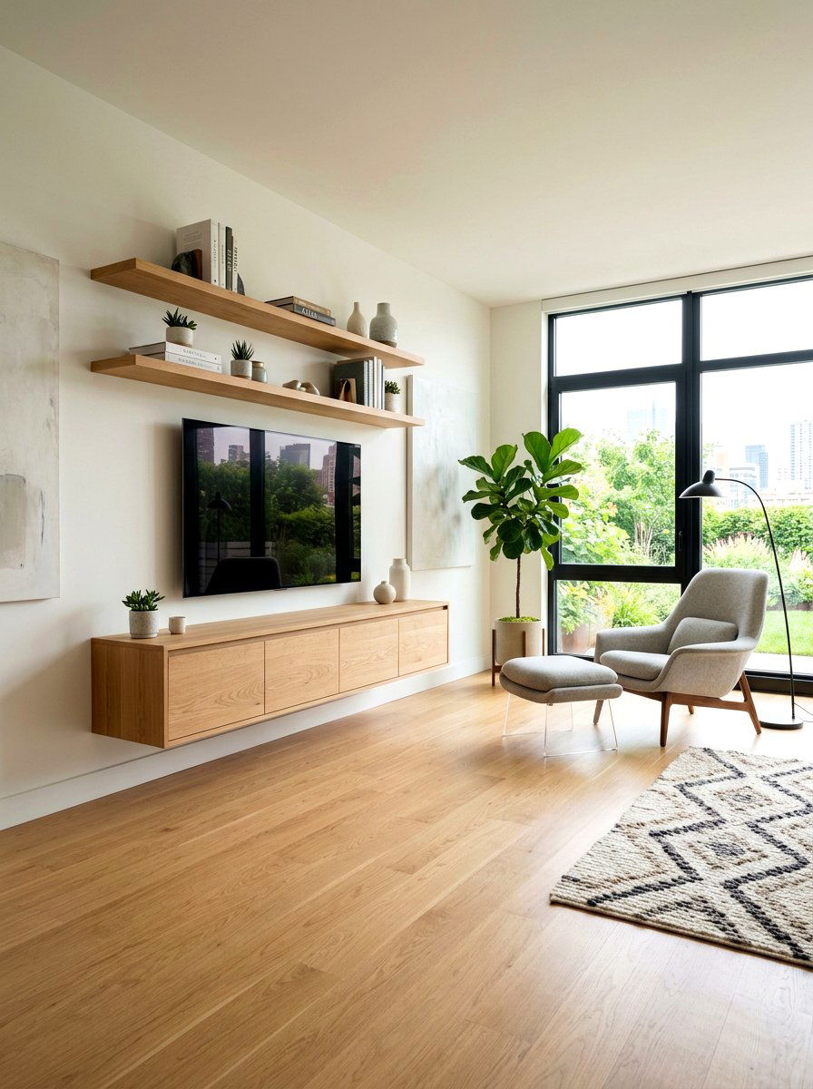Floating Furniture Living Room - 30 small space living room ideas