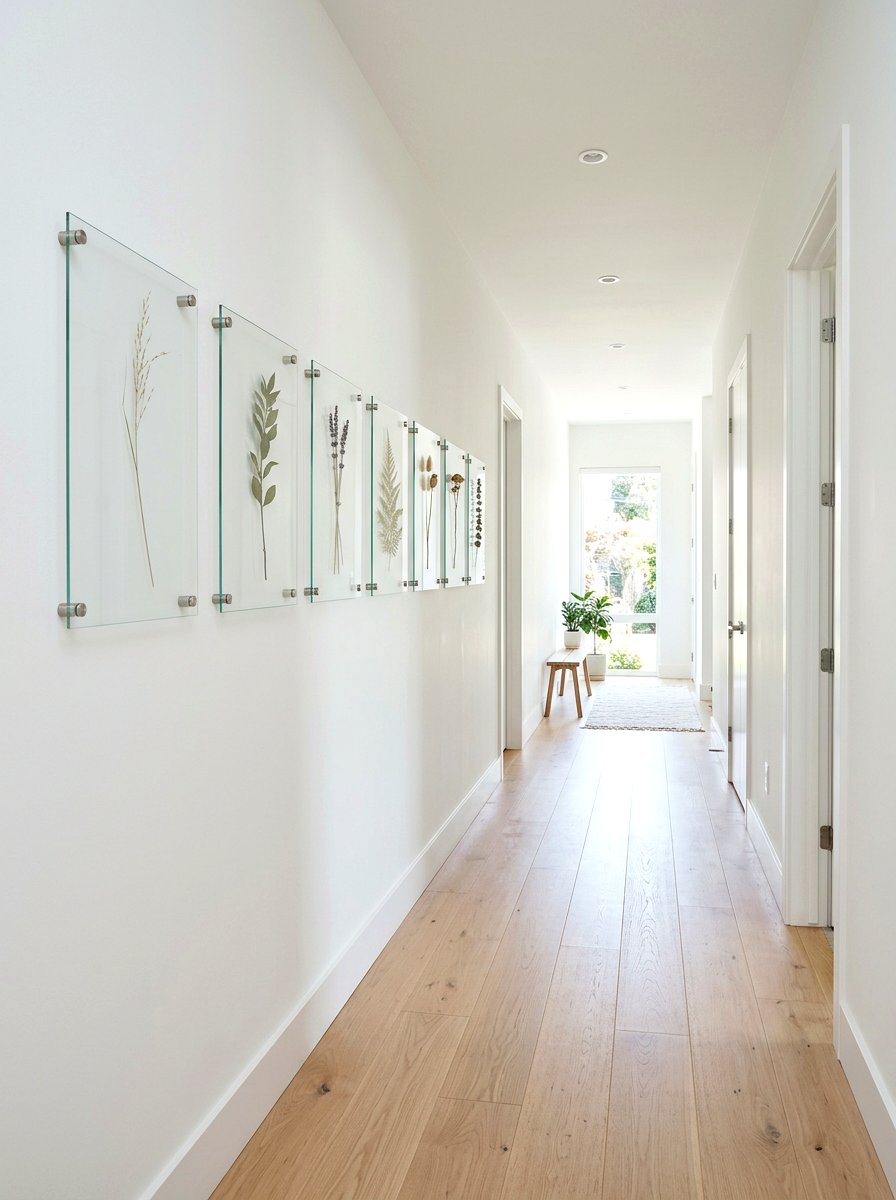 Floating Glass Frame - 30 dried flower decor ideas