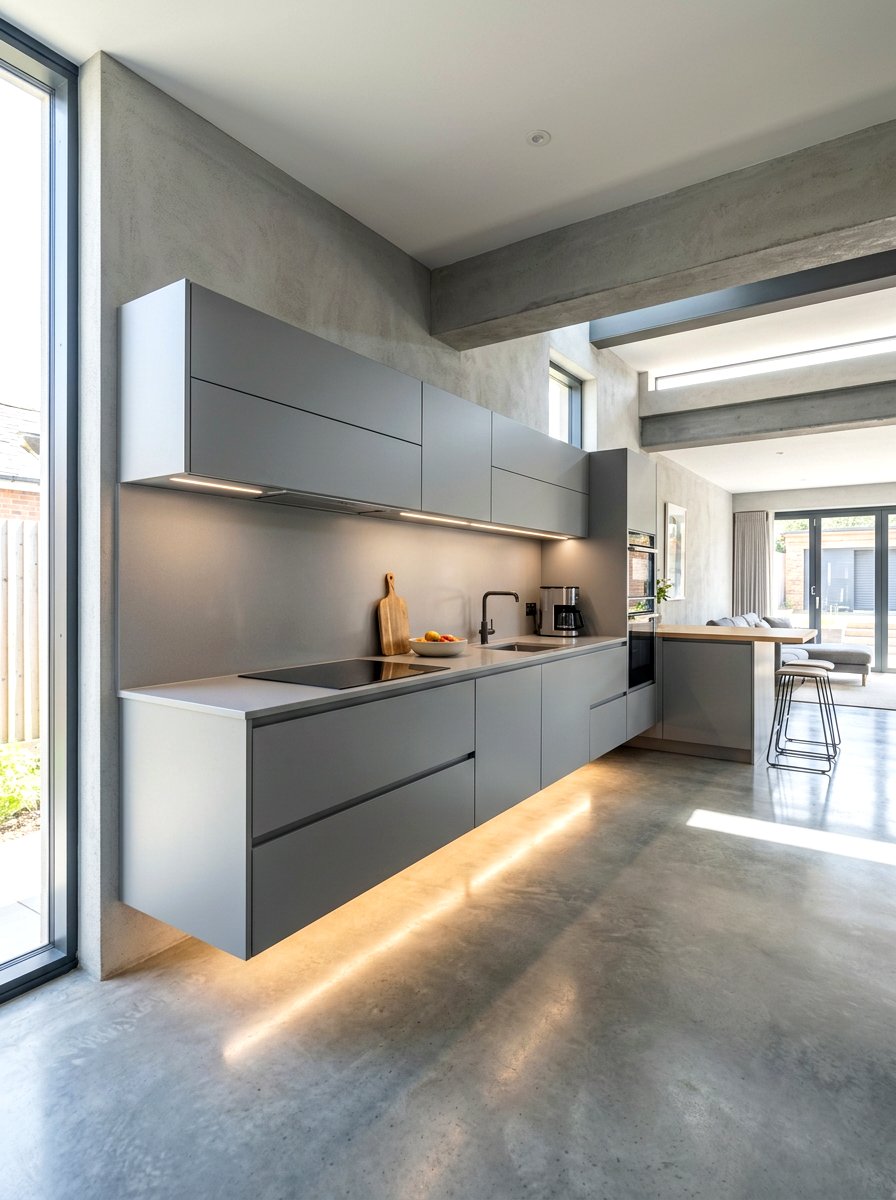 Floating Kitchen Cabinets - 30 kitchen cabinet ideas