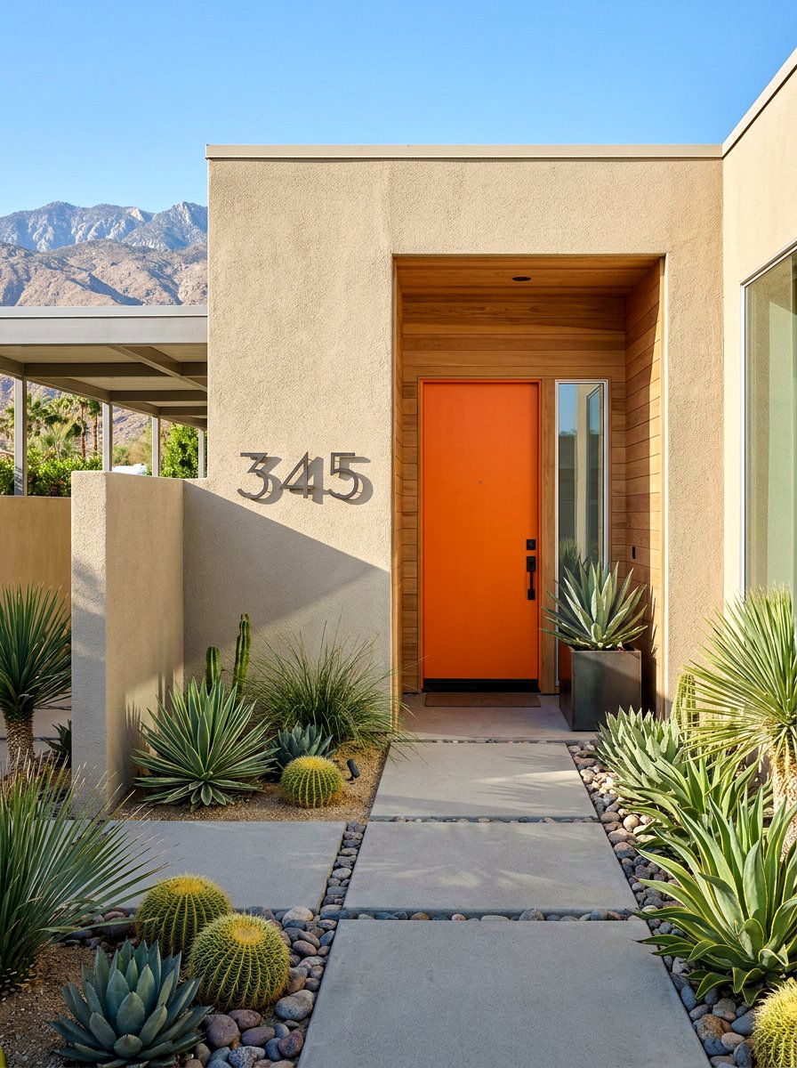 Floating Metal House Numbers - 30 house numbers curb appeal ideas