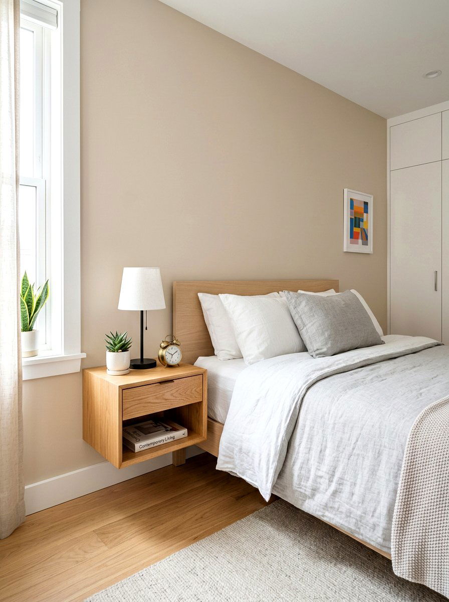 Floating Nightstand For Small Bedroom - 30 small bedroom ideas