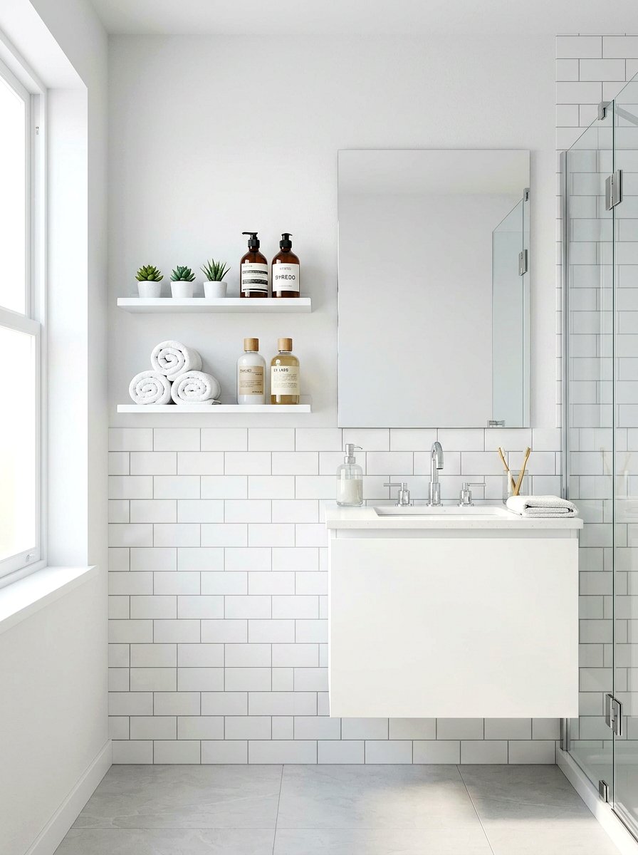 Floating Shelf Adhesive - 30 renter friendly wall decor ideas