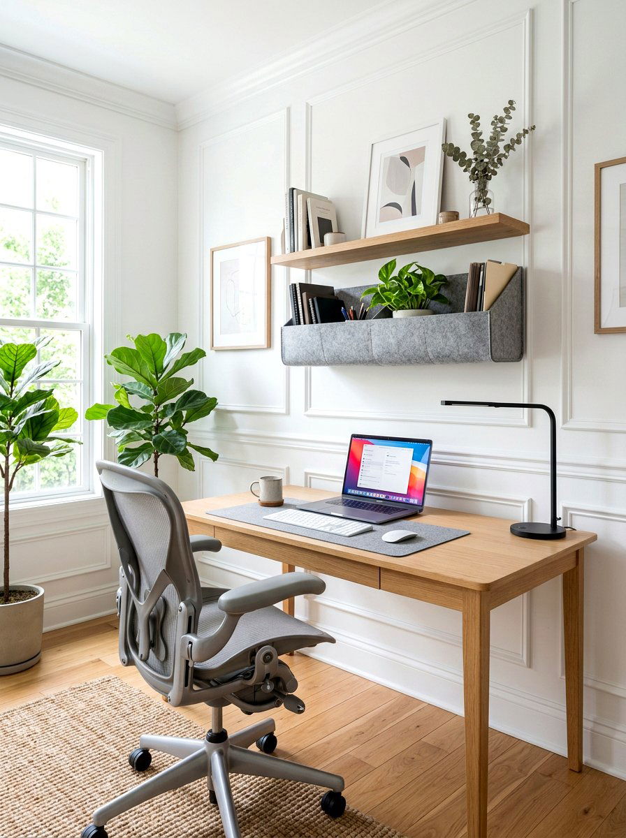 Floating Shelf Basket - 30 basket storage ideas