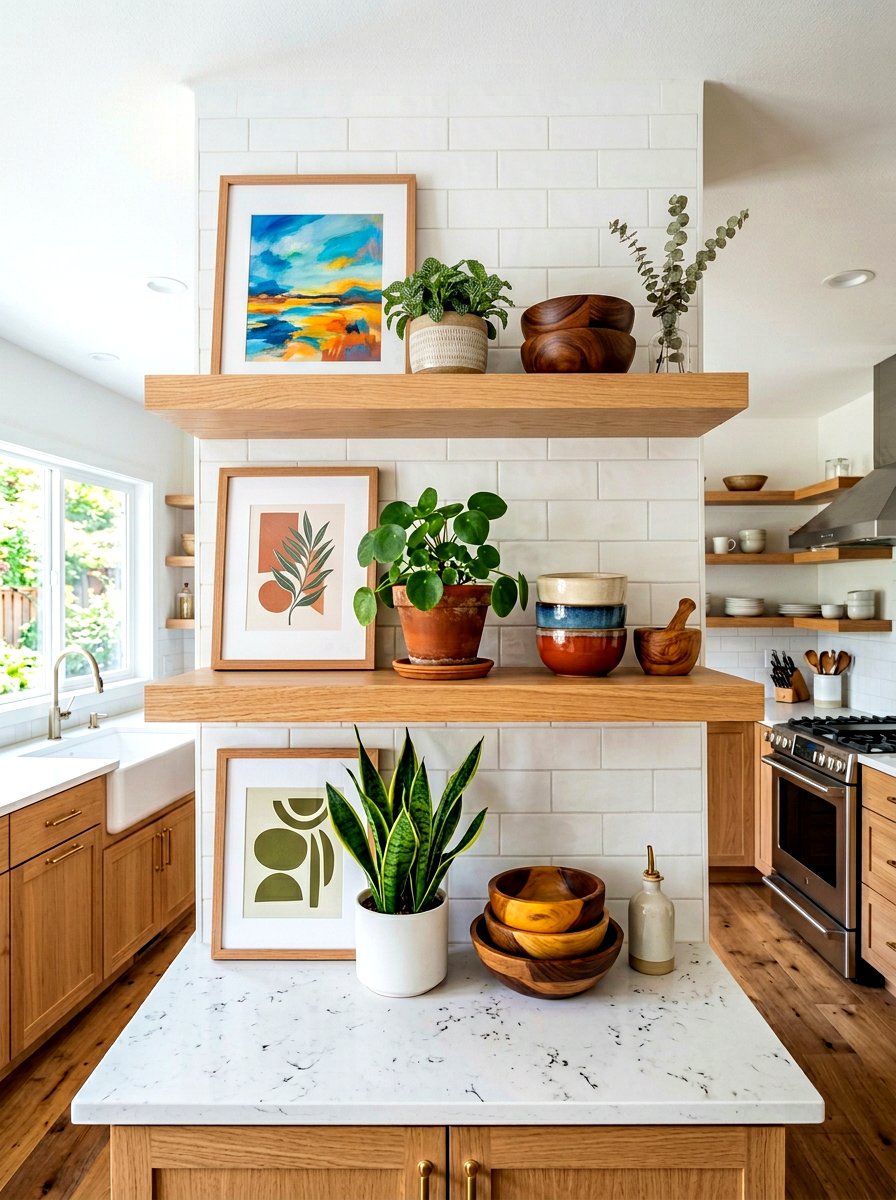 Floating Shelf Filler - 30 shelf filler ideas