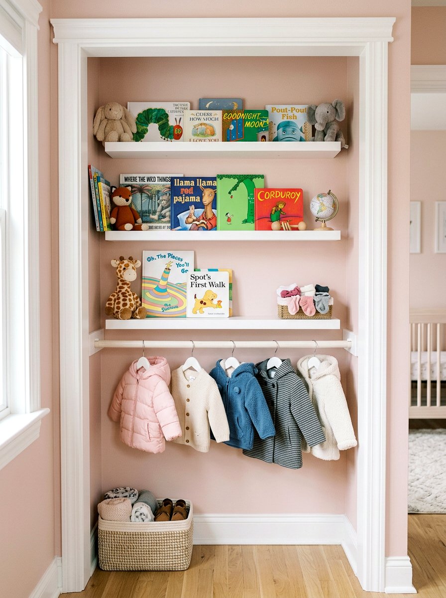 30 Nursery Closet Ideas to Declutter, Sort, and Breathe Easier