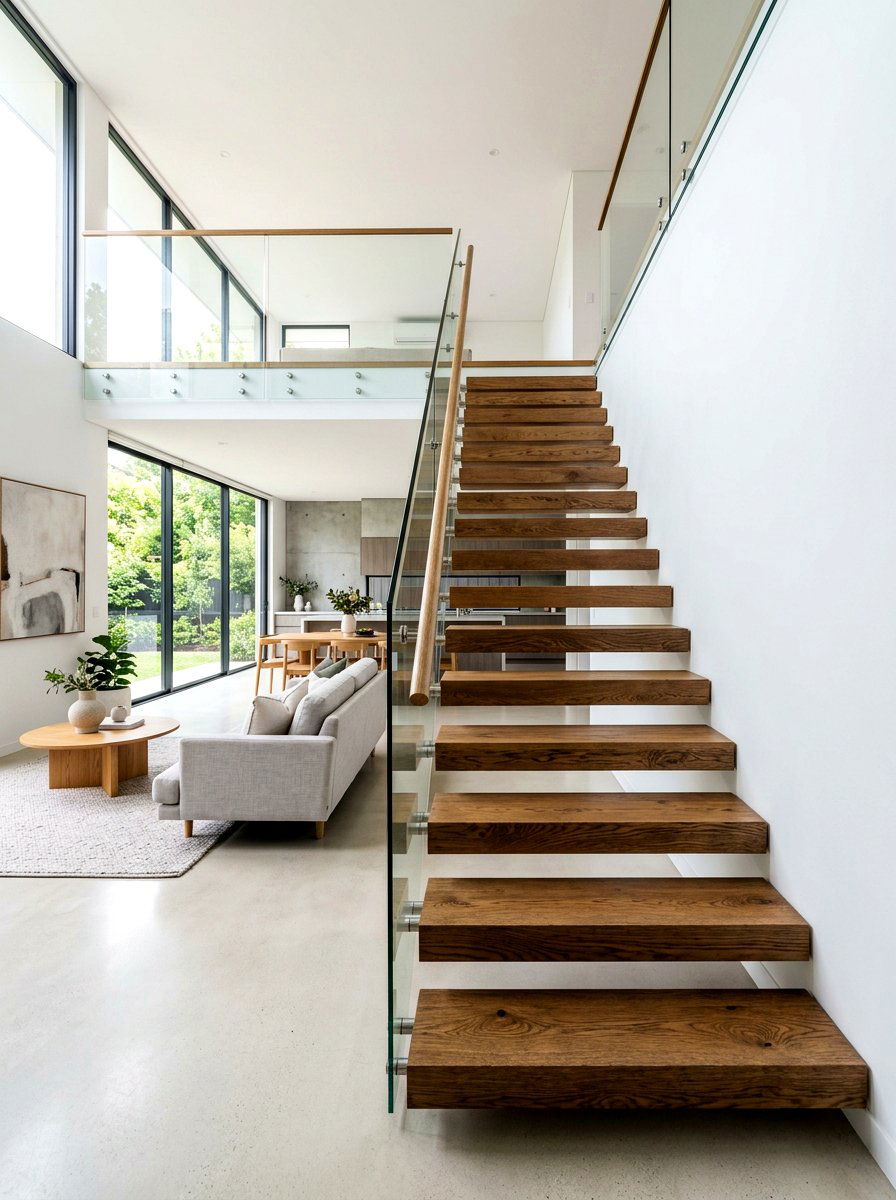 Floating Treads - 30 staircase decor ideas