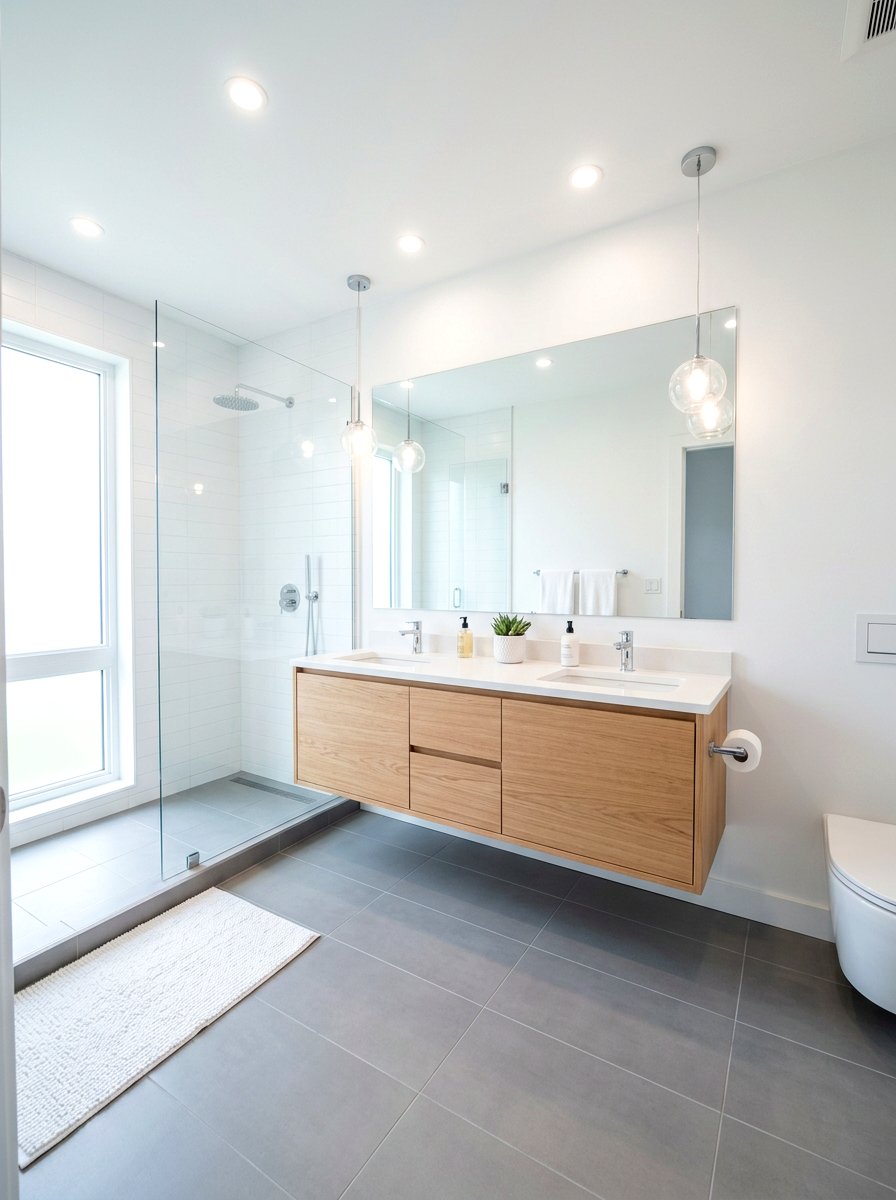 Floating Vanity - 30 modern bathroom ideas