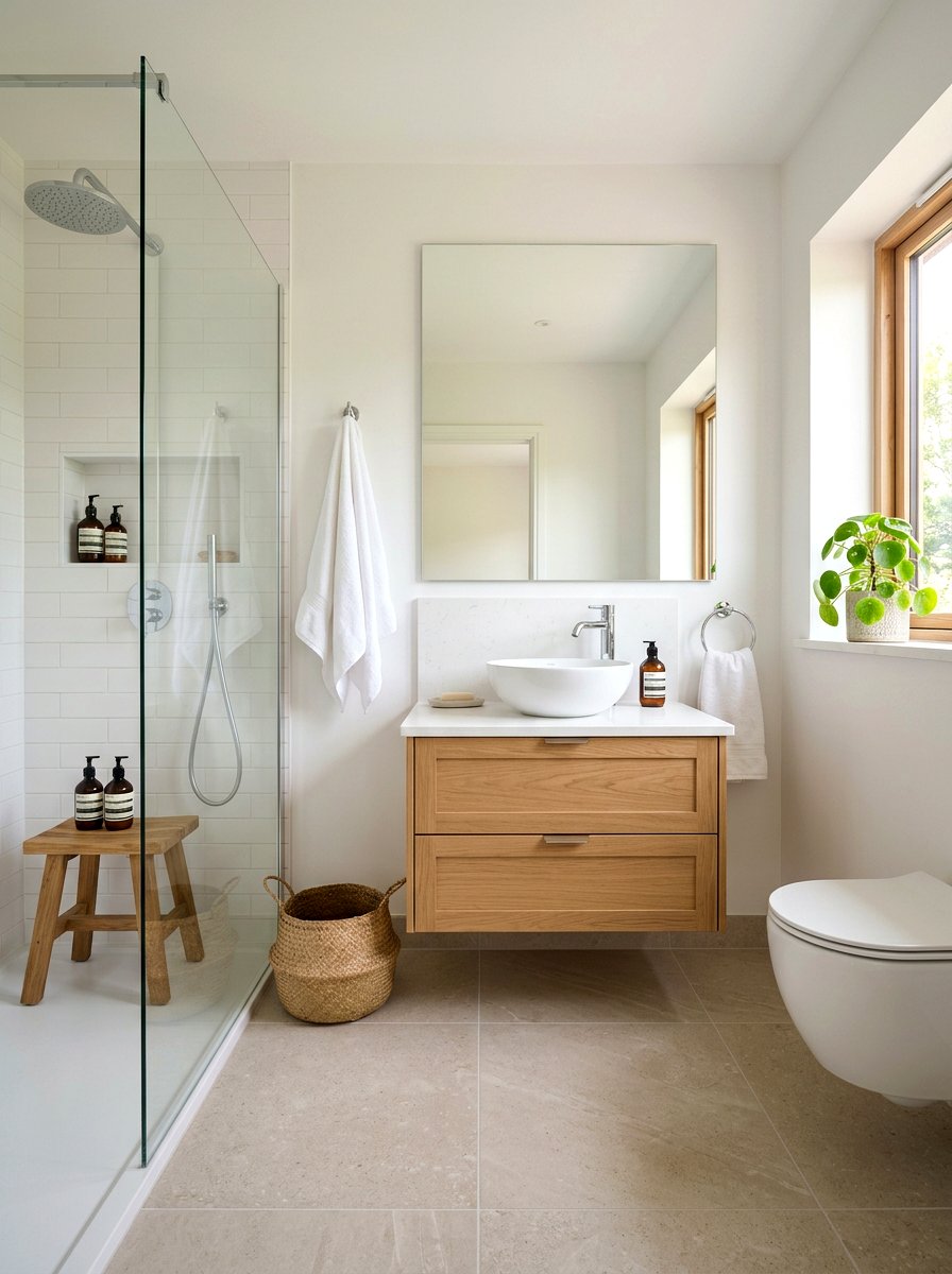Floating Vanity - 30 small bathroom ideas
