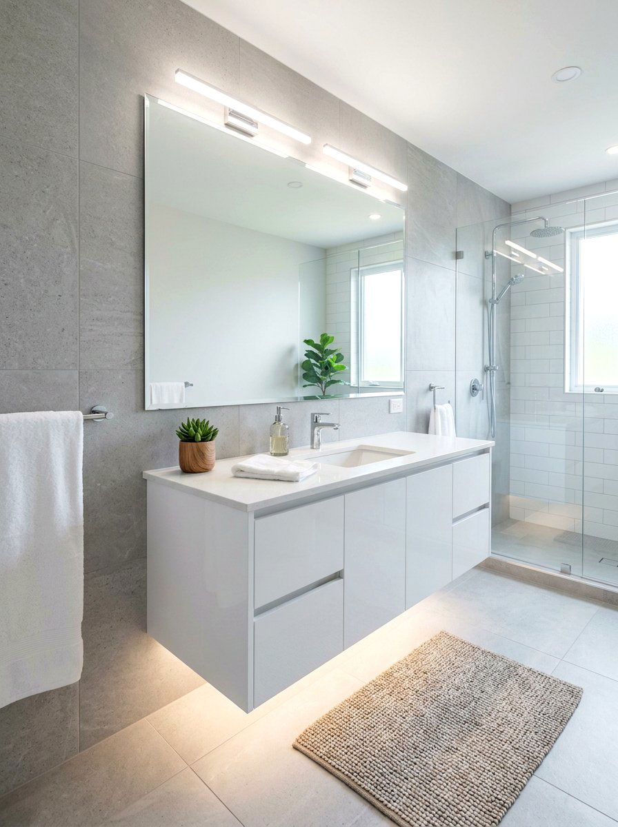 Floating Vanity Bathroom - 30 dramatic bathroom ideas