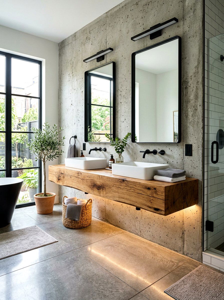 30 Rustic Luxury Bathroom Ideas for Spa-Like Relaxation at Home