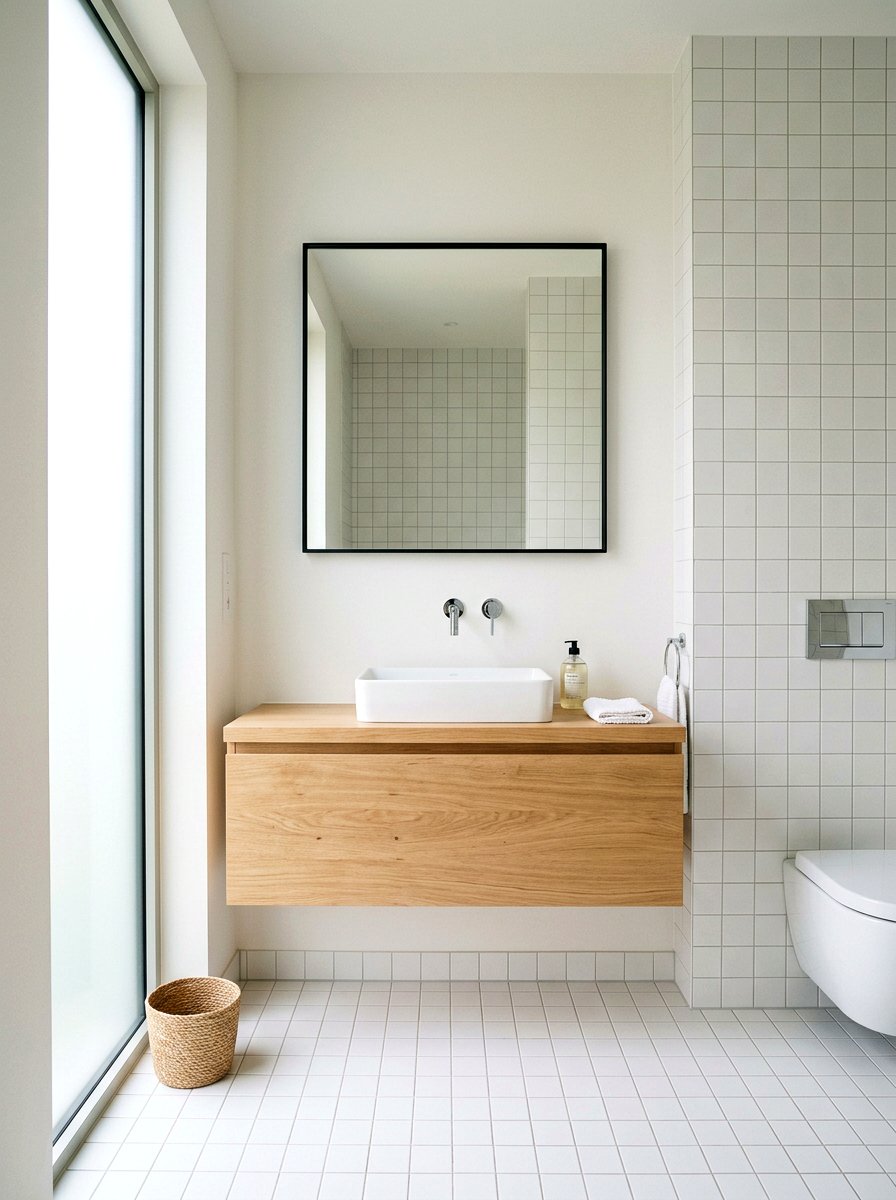 Floating Vanity Powder Room - 30 powder room ideas