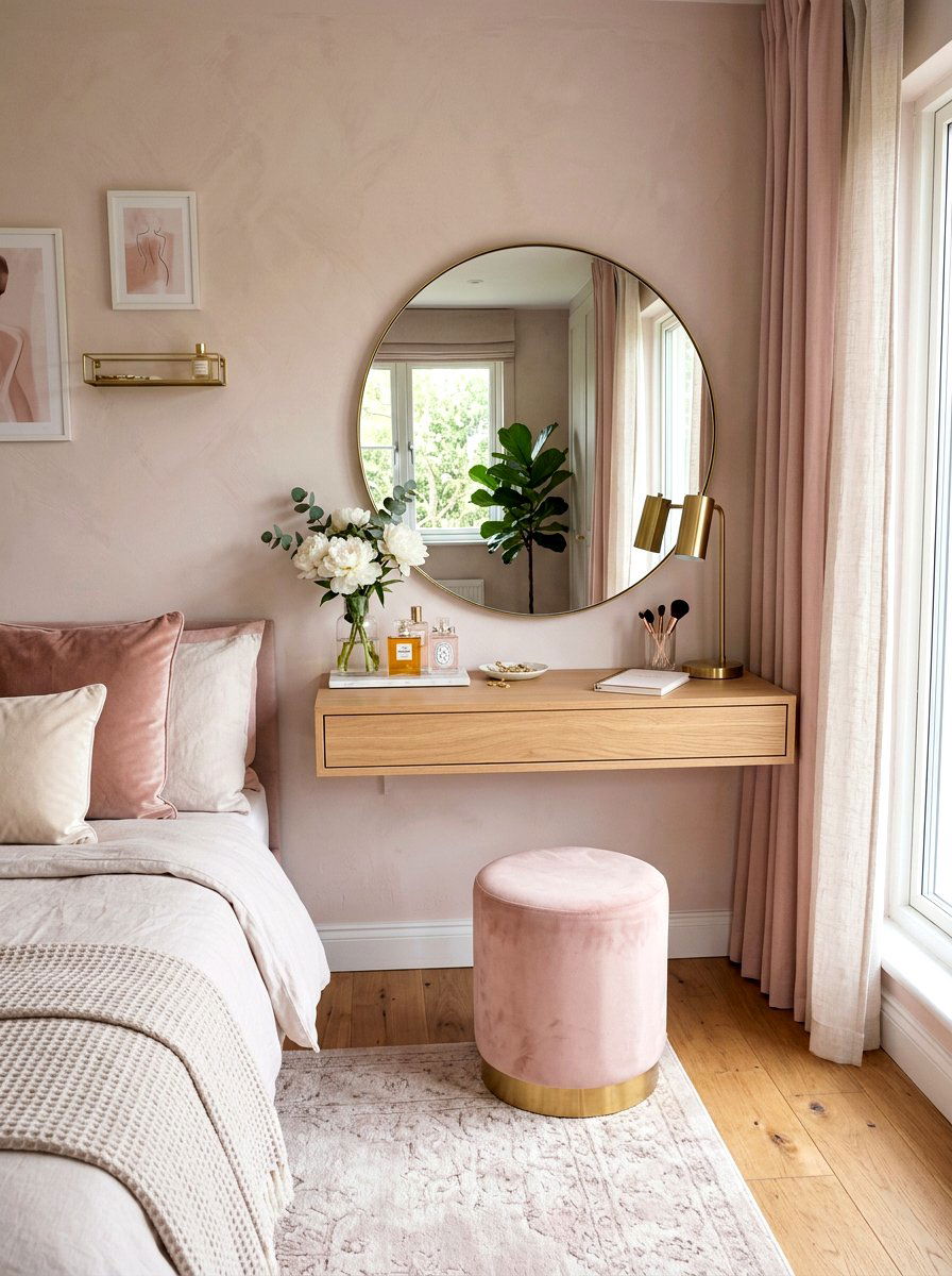 Floating Vanity Wall Desk - 30 wall desk ideas
