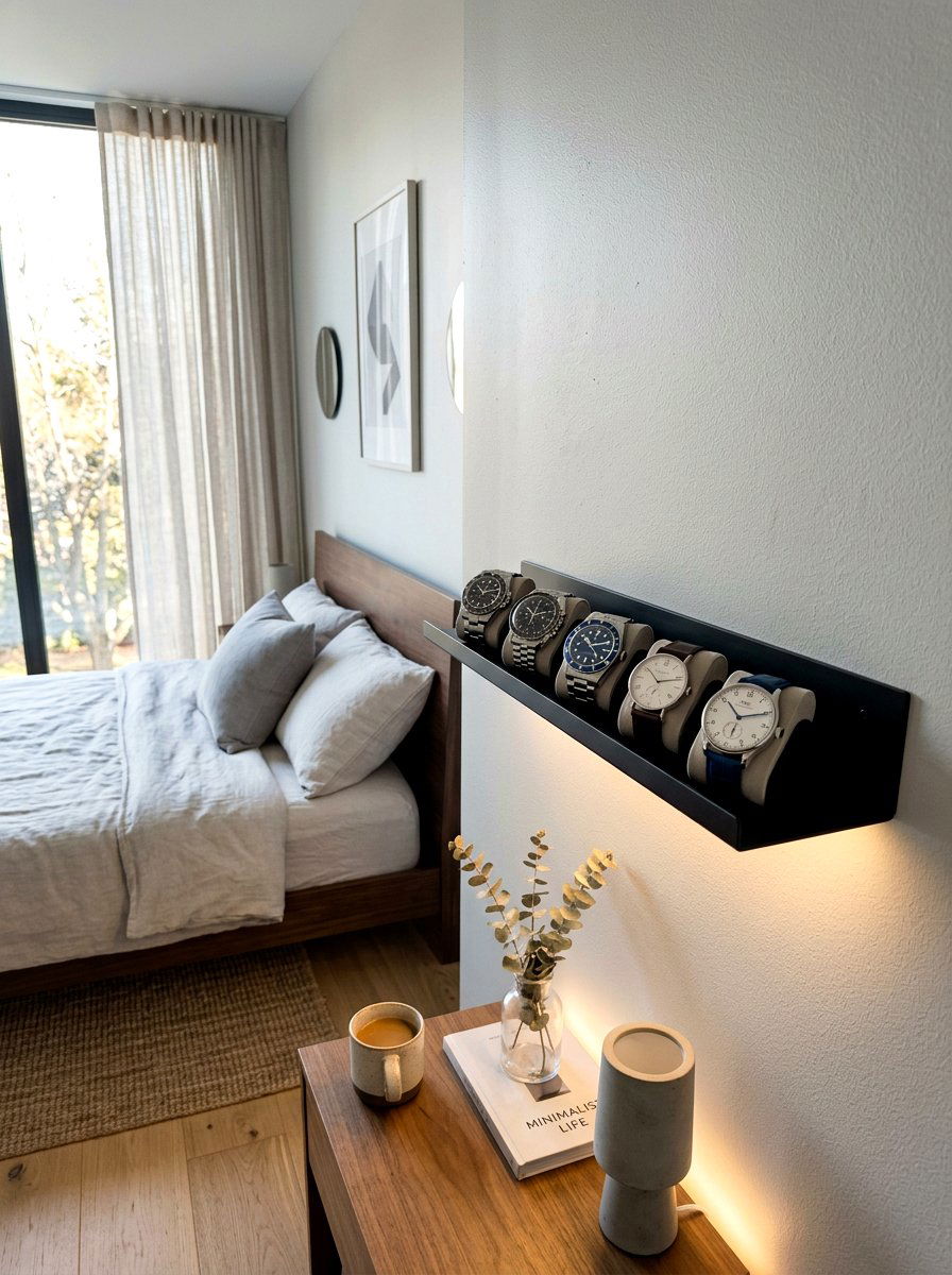Floating Watch Shelf - 30 watch storage ideas