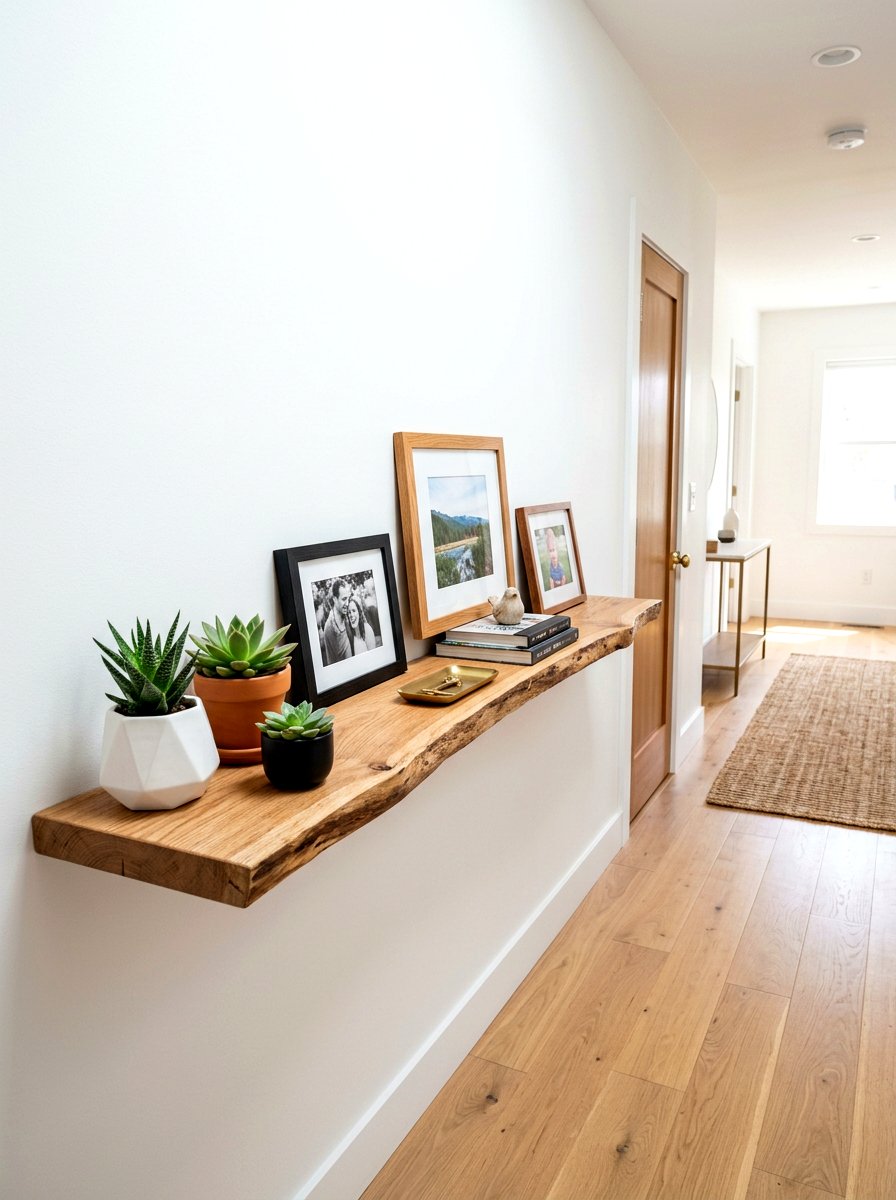 Floating Wood Shelf - 30 summer house decor ideas viral