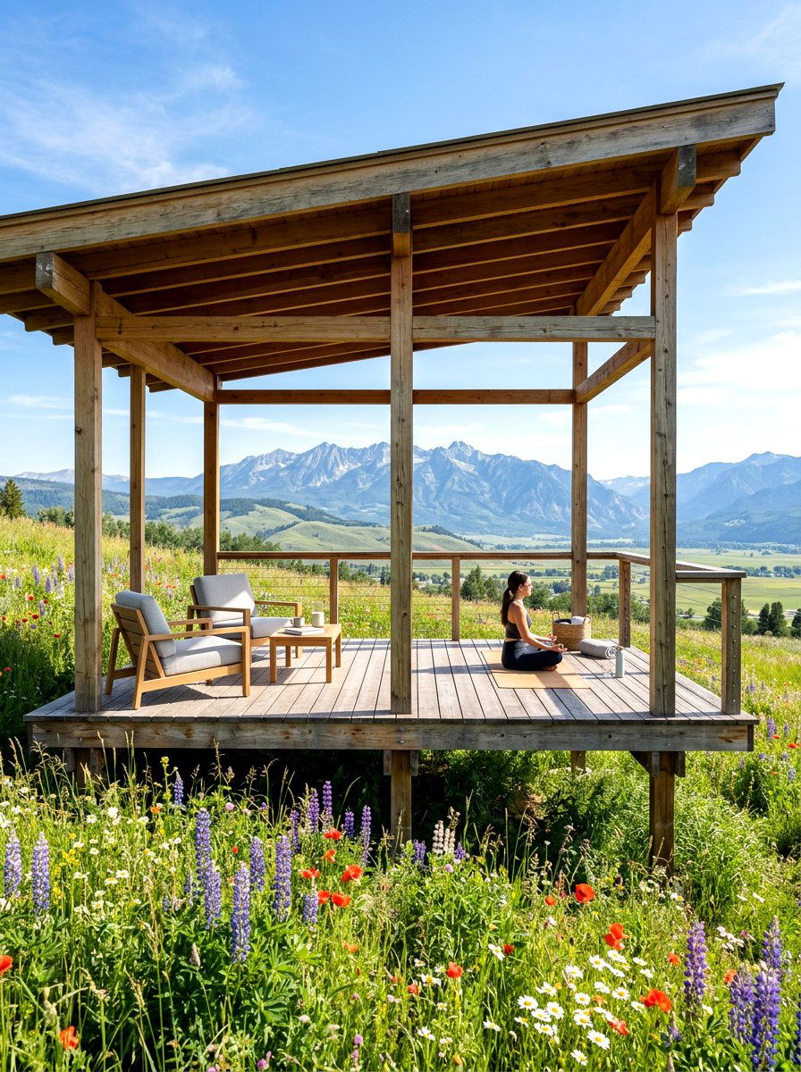 Floating deck pavilion - 30 open air pavilion ideas