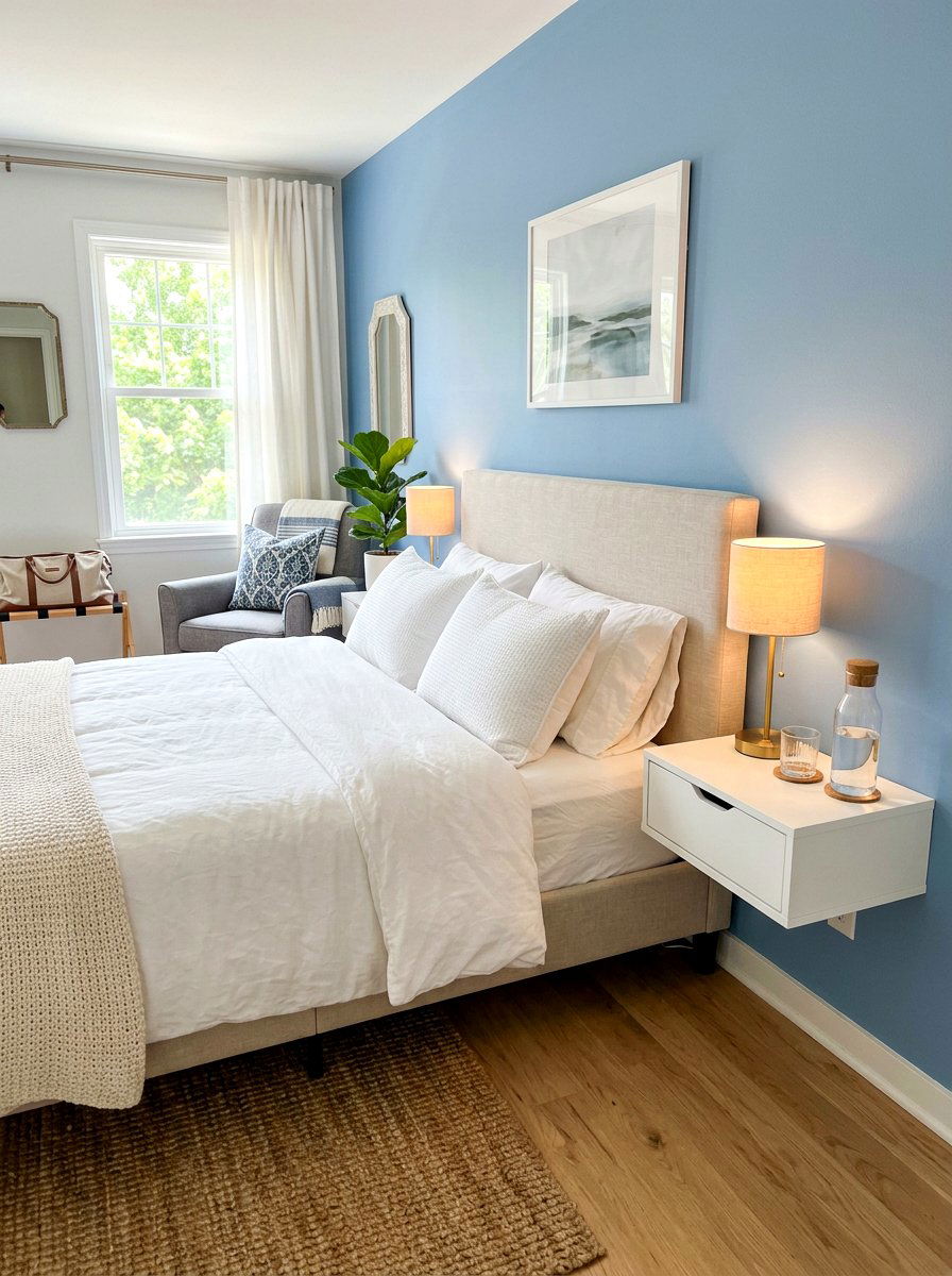 Floating guest room drawer - 30 floating drawer ideas