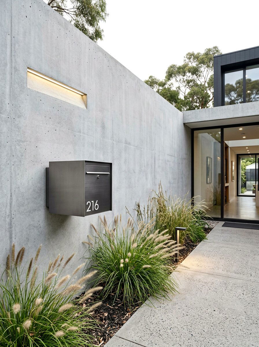 Floating mailbox - 30 modern mailbox ideas