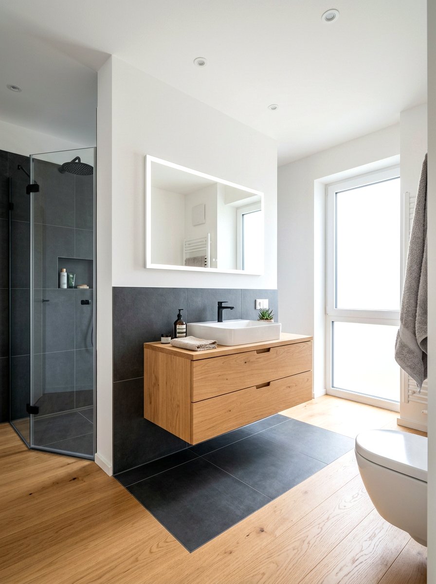 30 Color Blocked Bathroom Ideas for Bold, Beautiful Style