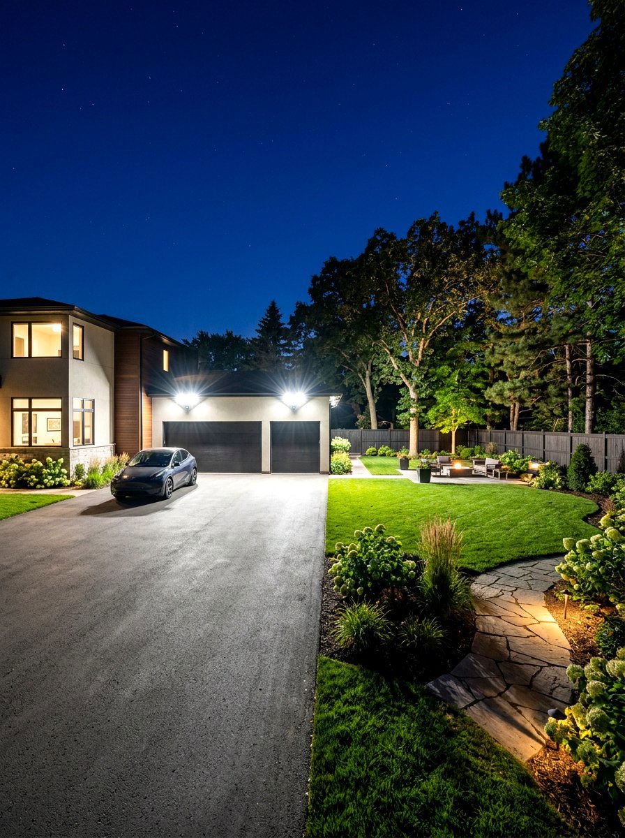 Flood Lights - 30 patio lighting ideas